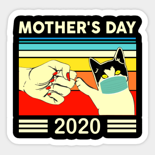 Mother Day 2020 Mommy Funny Best Cat Mom Gift Sticker